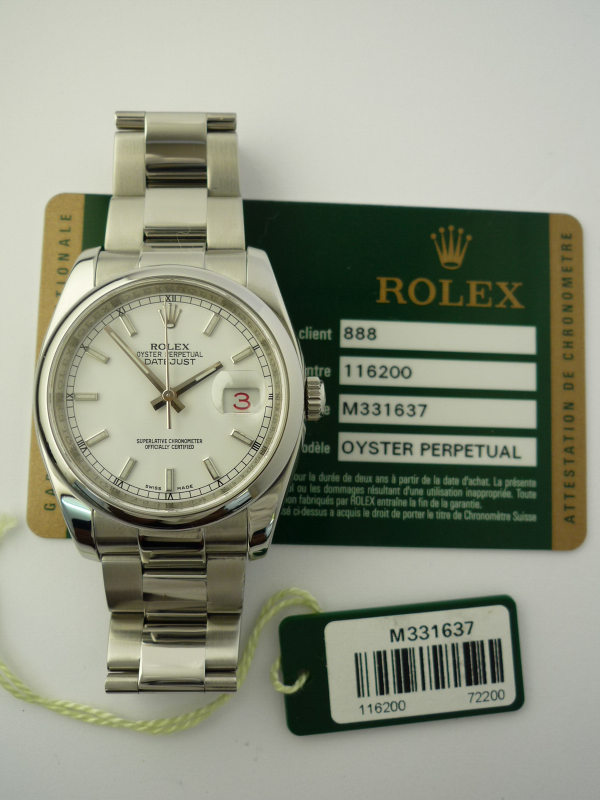 Rolex Oyster Perpetual dateJust watch 