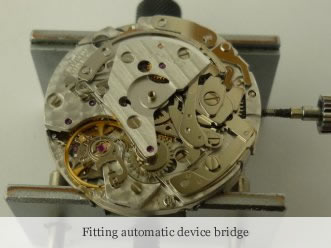 <p> Fitting automatic device bridge</p>